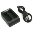 Garmin VIRB Ultra 30 Dual Charger by Wasabi Power Online Sale