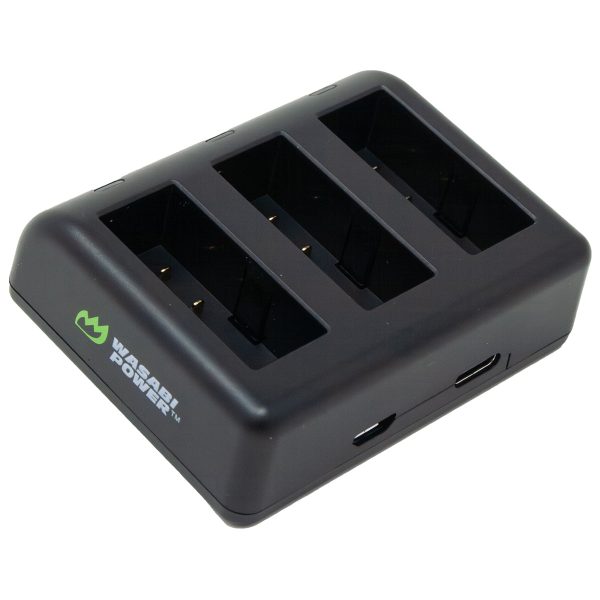 GoPro HERO13 Triple Battery Charger by Wasabi Power For Discount