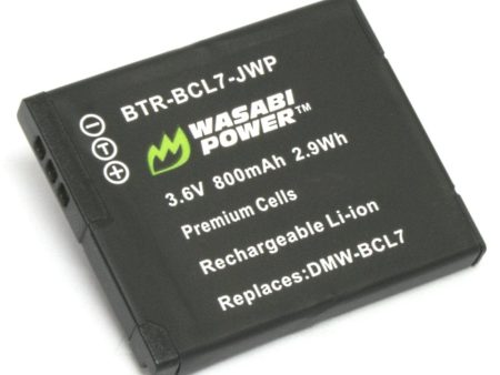 Panasonic DMW-BCL7 Battery by Wasabi Power Supply