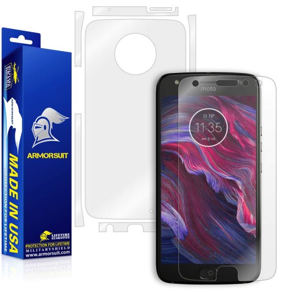 Motorola Moto X4 Screen Protector + Full Body Skin Protector Online Sale