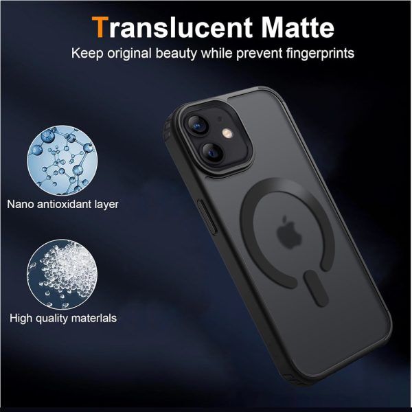 Black MagSafe Matte Back Case For iPhone 11- Slim, Shockproof, Stylish Discount