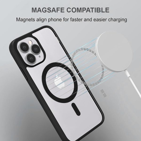 Magsafe Shockproof Mobile Cover For iPhone 15 Pro Max Online Hot Sale