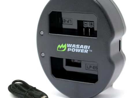 Canon LP-E5 Dual Charger by Wasabi Power For Sale