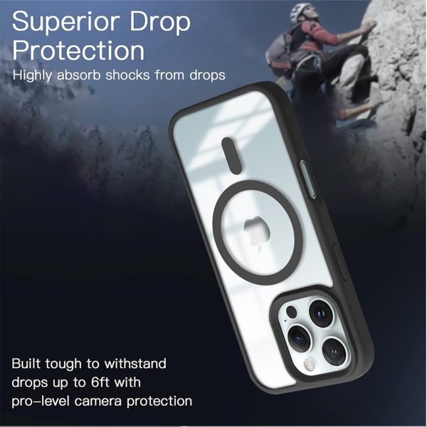 Magsafe Shockproof Mobile Cover For iPhone 16 Pro Online Hot Sale