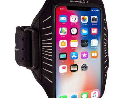 Racer Edge, thin armband for iPhone 15 15 Pro 14 14 Pro 13 13 Pro & Phones up to 6.4  Supply