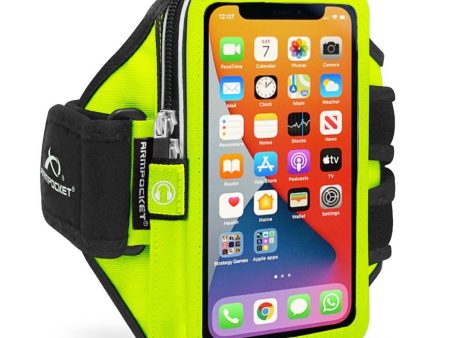 Mega i-40 Running Phone Armband for Phones and Cases up to 6.5 Inches - Yellow Cheap