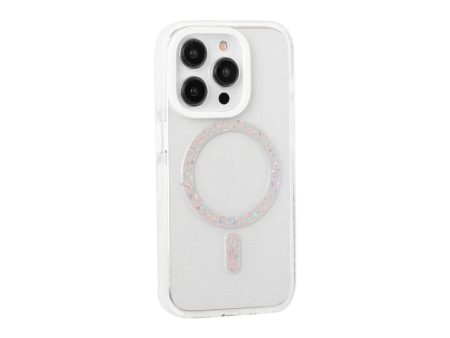 Impact Zero® Galaxy - Apple iPhone 15 Pro - Clear Glitter For Discount