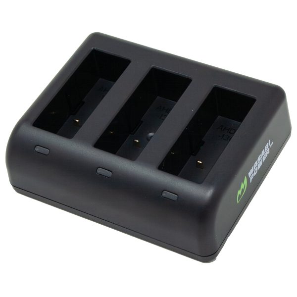 GoPro HERO13 Triple Battery Charger by Wasabi Power For Discount