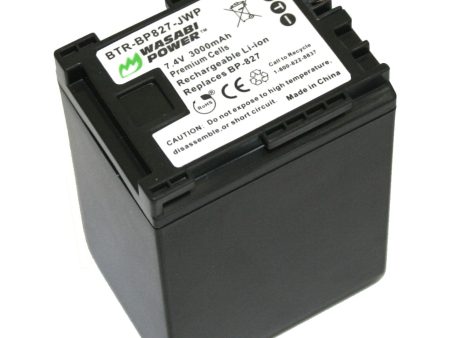 Canon BP-827 Battery by Wasabi Power on Sale