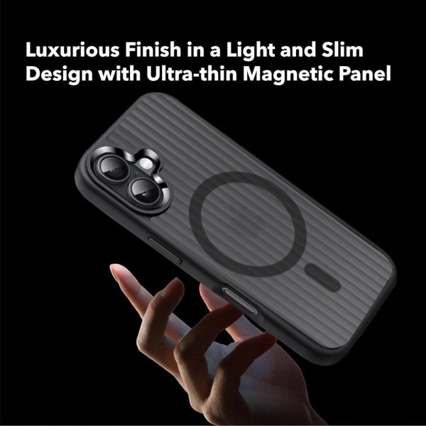 Magnetic Back Cover with Metal MagSafe Ring For iPhone 16 Plus – Sleek, Anti-Fingerprint, and Durable Protection Online Hot Sale