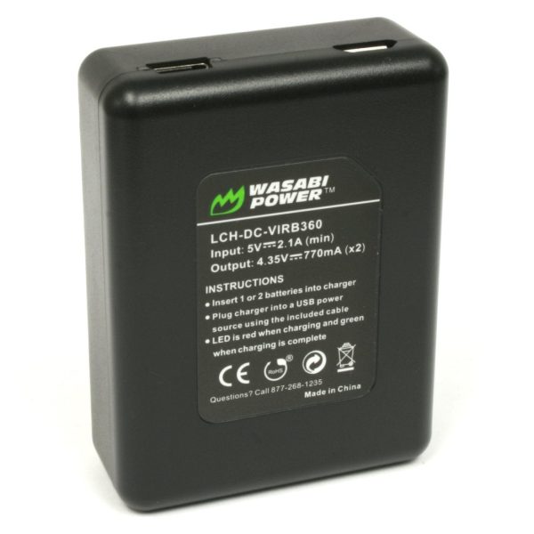 Garmin VIRB 360 Dual Charger by Wasabi Power Online now