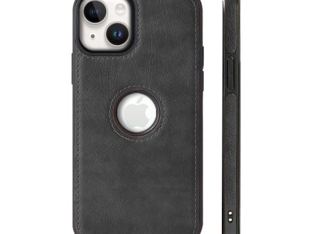 Pu Leather Back Cover for  Apple iPhone 14 Online