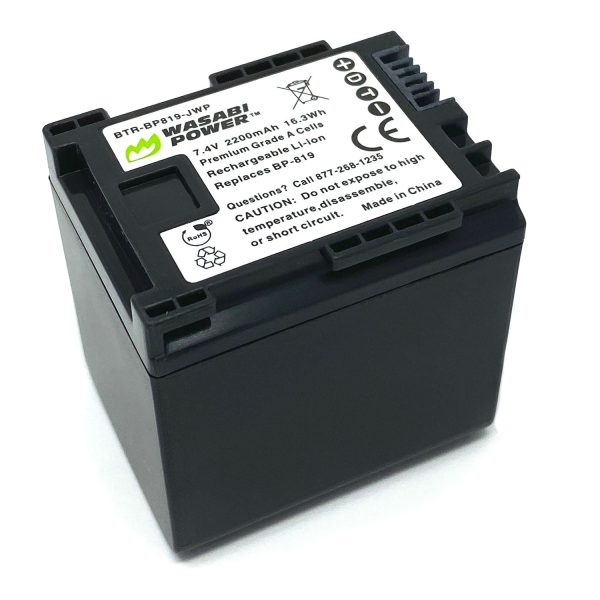 Canon BP-819 Battery by Wasabi Power Fashion