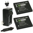 Pentax D-LI92 Battery (2-Pack) and Charger by Wasabi Power Online Hot Sale