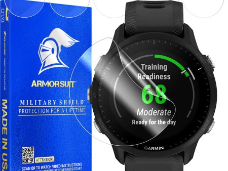 ArmorSuit [6 Pack] MilitaryShield Screen Protector For Garmin Forerunner 955 GPS Smartwatch 47mm [2022] (Max Coverage) - Anti-Bubble HD Clear Film For Sale