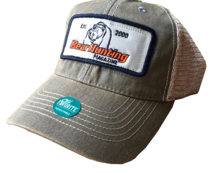 Back in Inventory Soon!  Bear Hunting Magazine Tan Trucker Hat Fashion