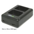 Garmin VIRB X, VIRB XE Dual Charger by Wasabi Power For Sale