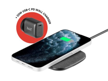 3sixT 15W Single Wireless Charger - Black Online