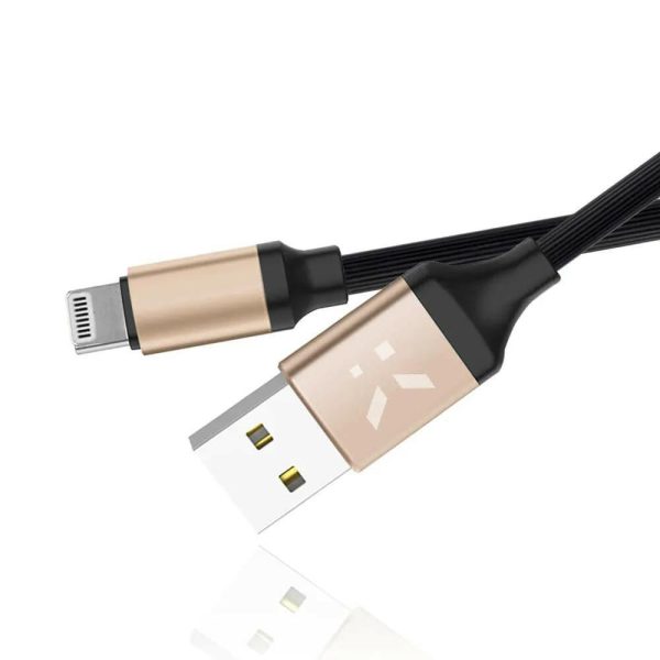 Karwan Golden Lightning USB Cable For Iphone- Fast Charging & Durable Supply