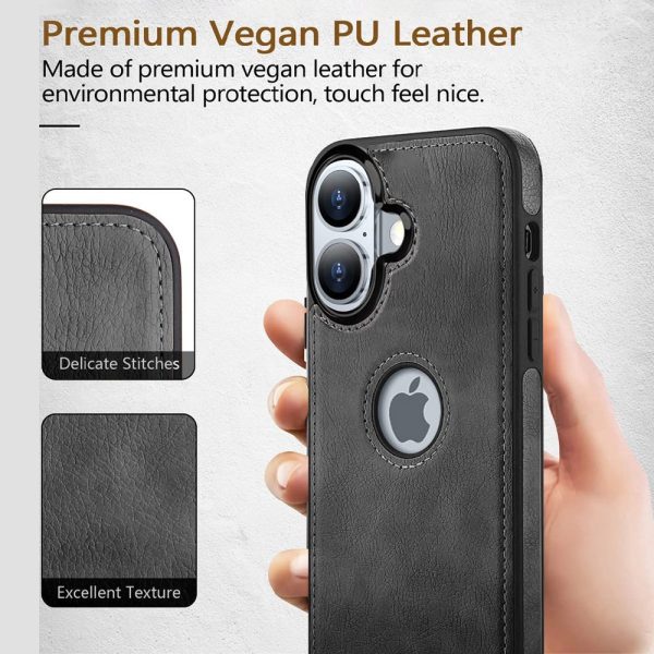 Pu Leather Back Cover for  Apple iPhone 16 Cheap