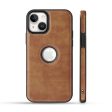 Pu Leather Back Cover for  Apple iPhone 14 Online