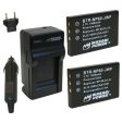 Hewlett Packard NP-60, A1812A, L1812A, L1812B Battery (2-Pack) and Charger by Wasabi Power Discount