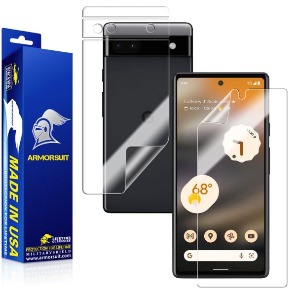 Google Pixel 6a Screen Protector + Full Body Skin Online Sale