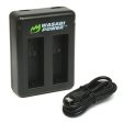 GoPro HERO8 Black, HERO7 Black, HERO6, HERO5, HERO 2018 Dual Battery Charger by Wasabi Power Online