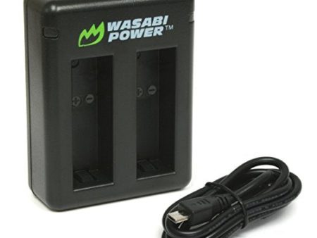 GoPro HERO8 Black, HERO7 Black, HERO6, HERO5, HERO 2018 Dual Battery Charger by Wasabi Power Online