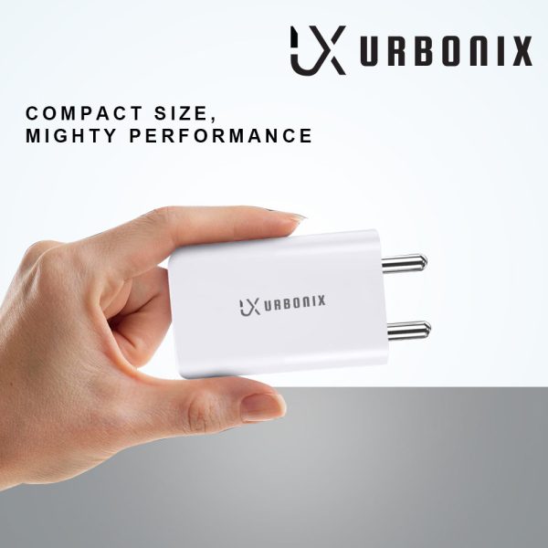 Urbonix 65W Fast Charging Adapter Only with Dual USB Ports | High Efficiency and Safety Online