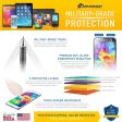 HP Pro Slate 8 Screen Protector + Black Carbon Fiber Skin Sale