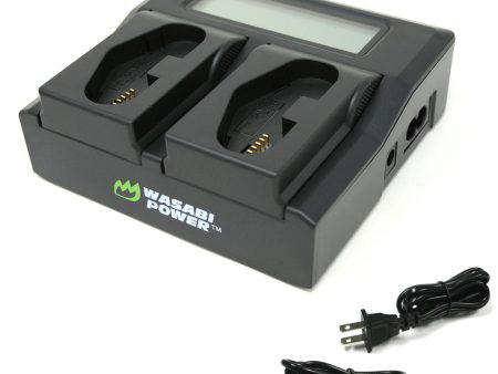 Canon LP-E19, LP-E4, LP-E4N Dual LCD Battery Charger by Wasabi Power For Cheap