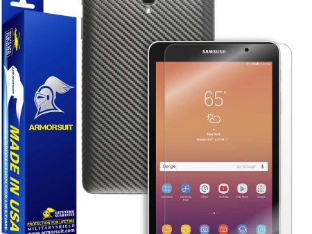 Samsung Galaxy Tab A 8.0  2017 Screen Protector + Black Carbon Fiber Skin (SM-T380) Online Hot Sale