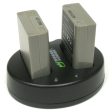 Olympus BLN-1, BCN-1 Dual Charger by Wasabi Power Hot on Sale