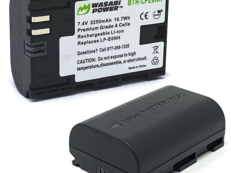 Canon LP-E6NH Battery (2-Pack) by Wasabi Power Cheap