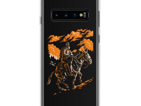 Mule Riding Bear Hunter Samsung Case For Sale