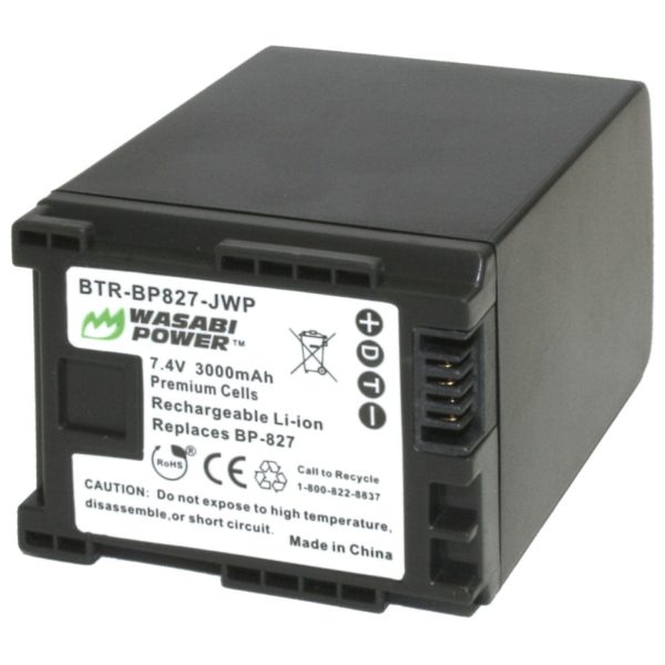 Canon BP-827 Battery by Wasabi Power on Sale