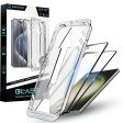 Premium Tempered Glass for Samsung S24 Ultra| Bubble-Free Easy Applicator | Pack of 2 | Supply