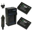 Kodak KLIC-7003 Battery (2-Pack) and Charger by Wasabi Power For Cheap