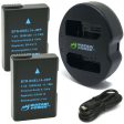 Nikon EN-EL14, EN-EL14a Battery (2-Pack) and Dual Charger by Wasabi Power on Sale