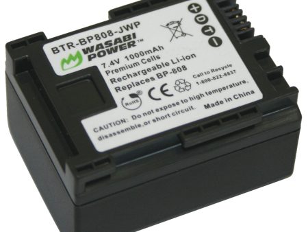 Canon BP-808, BP-809 Battery by Wasabi Power Online Hot Sale