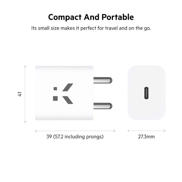 Karwan 20W Type-C Fast Charger with USB-C PD – Compact and Efficient Online