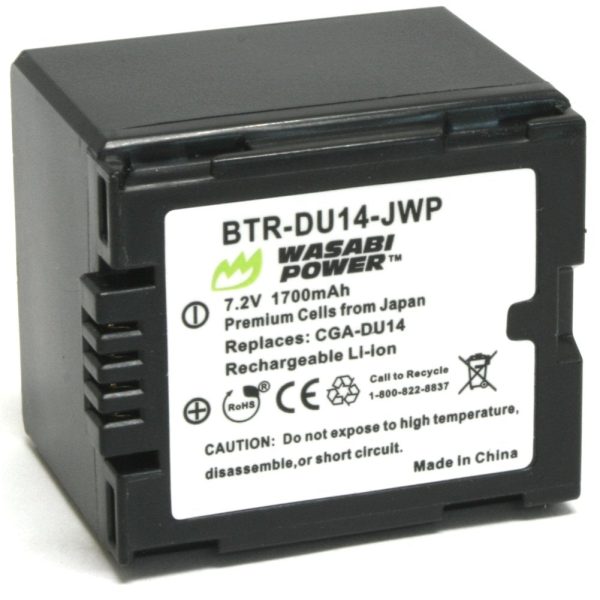 Panasonic CGA-DU12, CGA-DU14, VW-VBD120, VW-VBD140 Battery by Wasabi Power Fashion