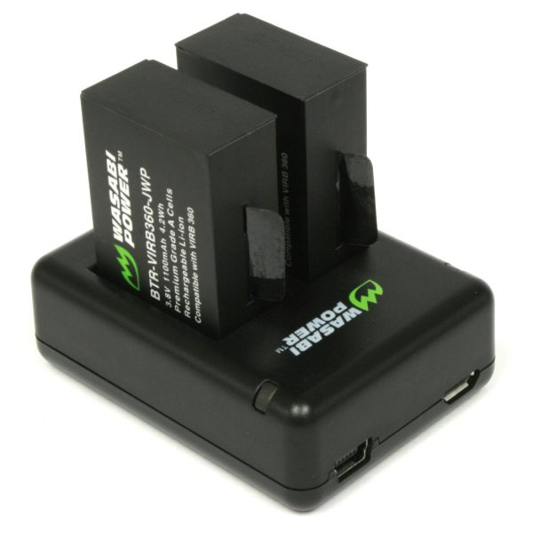 Garmin VIRB 360 Dual Charger by Wasabi Power Online now