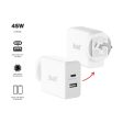 3SixT ANZ 45W USB-C PD + 2.4A Wall Charger - White Supply