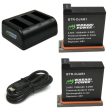 DJI AB1 and DJI OSMO Action Camera Battery (2-Pack) and Triple Charger by Wasabi Power For Cheap