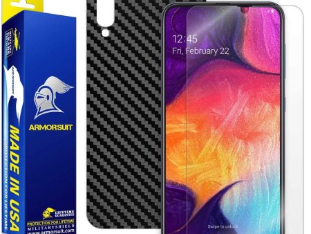 Samsung Galaxy A50 Carbon Fiber Skin Protector Sale