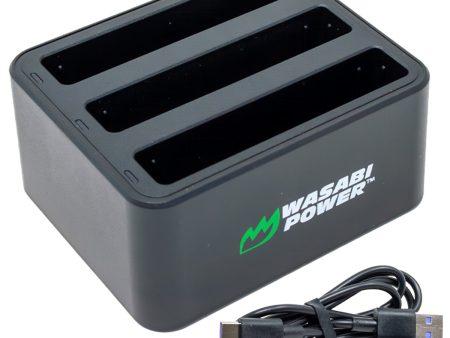 Insta36- X4 Triple USB-C Battery Charger by Wasabi Power Online Sale