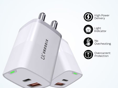 Urbonix 65W Fast Charging Adapter Only with Dual USB Ports | High Efficiency and Safety Online