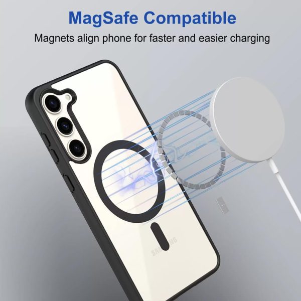 Magsafe Shockproof Mobile Cover For Samsung 23 Plus Online Hot Sale